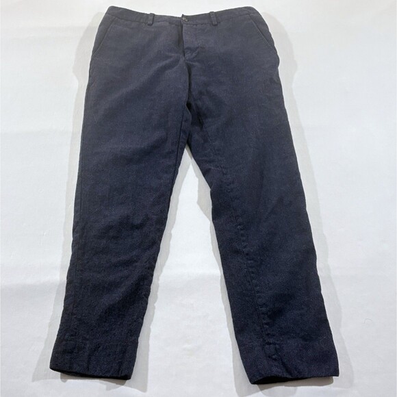 Jack Victor Pants Navy Jordan Stretch Wool Trousers Lightweight Everyday Sz 34R - Picture 1 of 10